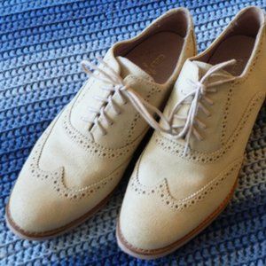 Cole Haan tan suede shoes